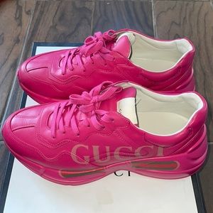 Mens Pink Gucci Sneakers